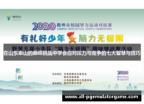 在山东泰山的巅峰挑战中学会应对压力与竞争的七大智慧与技巧